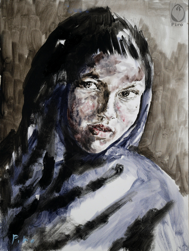 oil on canvas - olio su tela di Piro